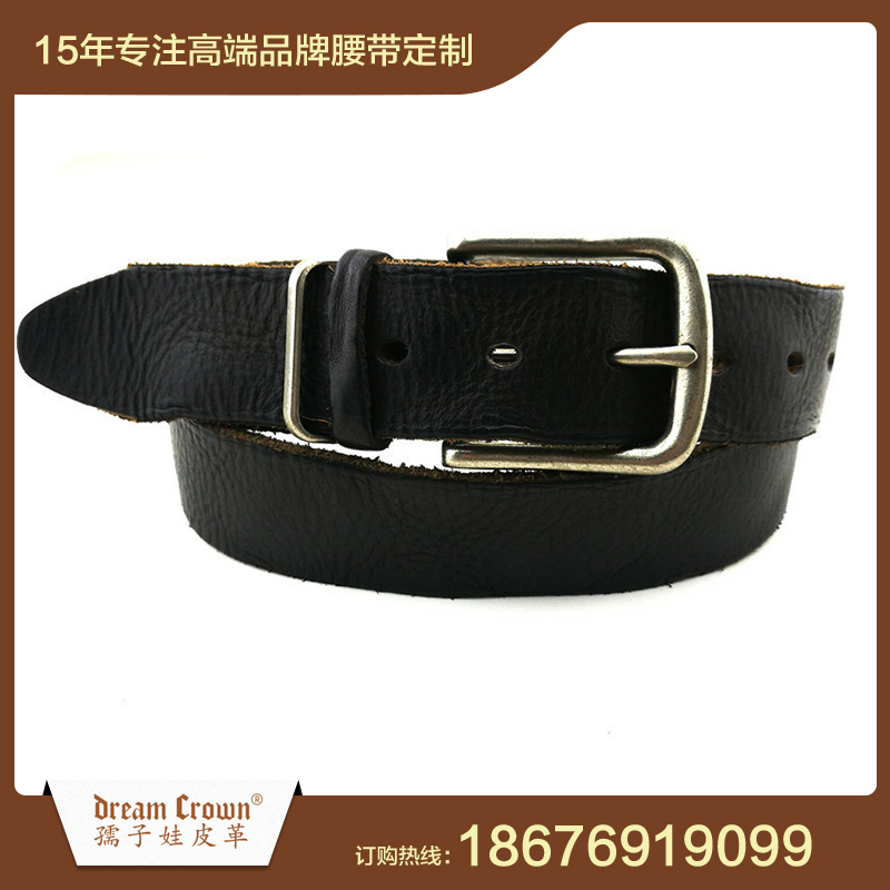 復(fù)古風(fēng)真皮腰帶定制